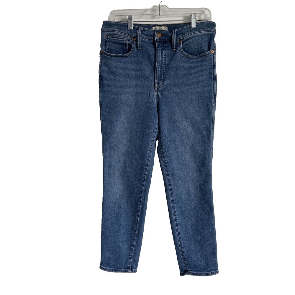 Madewell Jeans Women’s Stovepipe Blue Straight Leg Classic Stretch Size 30